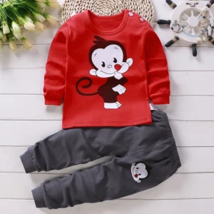 Autumn Sleepwear Pajamas For Girls Boys Long Sleeve