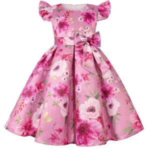 Girls Party Dress High Quality Birthday Wedding.