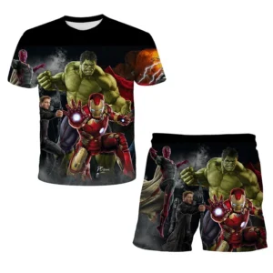 Boys Spider-Man Casual Marvel T shirt Sets