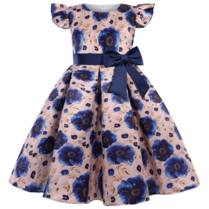 New Fashion Kids Summer Dress With Flying sleeve