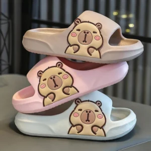 Boys And Girls Cartoons Non Slip Bathroom Slippers
